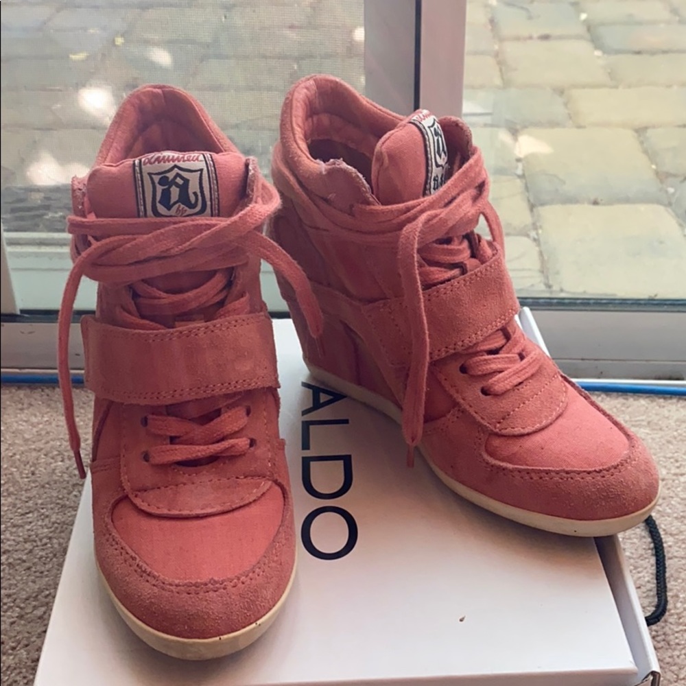 Ash Bowie Pink Suede